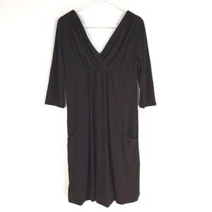 Essentials by ABS Brown Short Dress Small